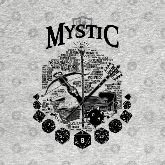 RPG Class Series: Mystic - Black Version by Milmino